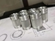 Schwarz eloxierte 6061 Aluminiumteile Ansi CNC-bearbeitetes Drehen