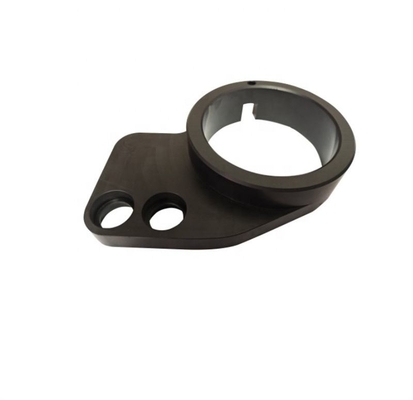 Glasperle strahlen die schwarze Oxidations-mechanischen Aluminiumteile sand, die das Drehen maschinell bearbeiten